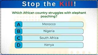 🚨 Wildlife Under Siege! Take This 30-Question Animal Poaching Challenge 🧠