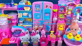 9 Minutes Satisfying Unboxing Hello Kitty Kitchen Appliances ＆ Laundry Toy Set Review | ASMR