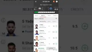 Mumbai VS Delhi Best Small League Team For All Fantasy Apps And No Credit Problem
