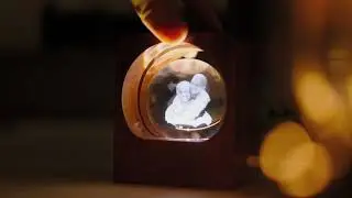 3D Crystal Photo Ball Personalized Gifts