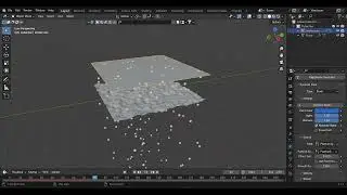Creating Rain Splash effect in Blender 4.0 in 1 Minute