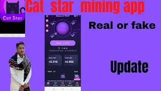 ||cat star real or fake and account creation new update || cat star mining  Online earning app