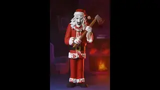 Обзор фигурки NECA Toony Terrors Terrifier 3 Арт Клоун (Кровавый Санта)