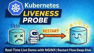 Kubernetes Liveness Probe Explained | Real-Time Live Demo with NGINX | Restart Flow Deep Dive