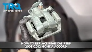 How to Replace Rear Calipers 2008-2012 Honda Accord
