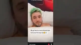 Justin Morrow from Motionless in White's Stories in Amsterdam
