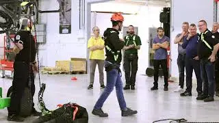 S&auml;kerhetsutbildning om personligt fallskydd