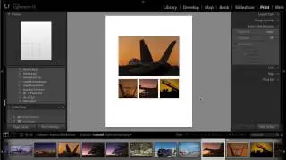 Designing a 1+3 Layout Custom Lightroom Print Template