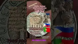#pedronunes 1989 100 escudos Europe coin