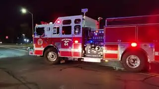 West Reading Engine 64 Arriving on Scene of a Hazmat - Wyomissing, PA