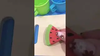 💕 ASMR Cutting Wooden Velcro Food Toy Sounds 💜 Cute Play #oddlysatisfying #asmrsounds