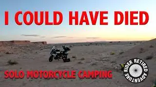 3 Motorcycle Camping Mistakes