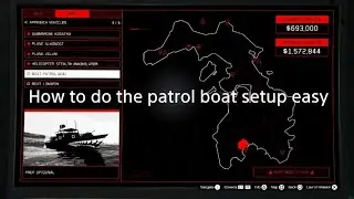 GTA Online Cayo Perico Heist / how to do patrol boat setup easy guide