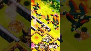 3 stars only dragons ll Only 3 hero best attack ever || clashofclans #coc #clashofclans #clashroyale