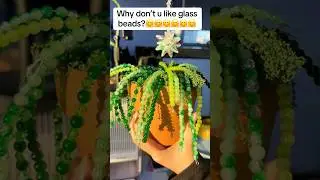glass beads can be used to make potted plants🪴✨🥰🪴#funtopiabeads #glassbeads #diycrafts