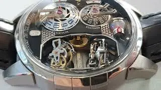 Double tourbilon watch by Winston