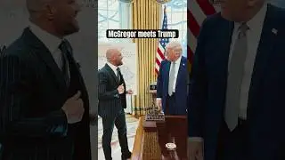 Conor McGregor and Donald Trump meet at the White House