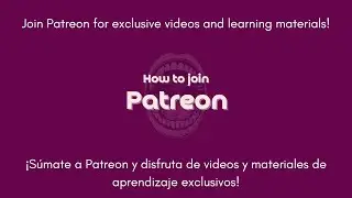 Join my Patreon! | &Uacute;nete a mi Patreon!