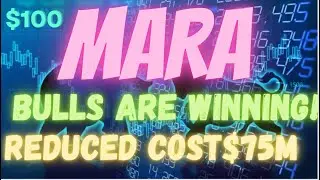 MARA STOCK - BULLS ARE TAKEN OVER! COST REDUCTION TO GAIN PROFITS