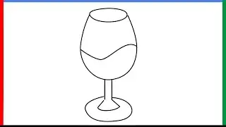 How to draw Wine Emoji step by step for beginners #WineEmoji