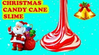 Candy Cane Slime/DIY Candy Cane Slime/How to Make Candy Cane Slime/Christmas Slime/No Borax Slime