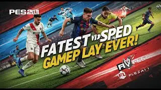 🚀 Fastest Gameplay Ever! | Speed Mod in PES 2021 & FL 2025