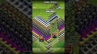 log launcher vs wall wreker vs all level walls / clash of clans #shorts