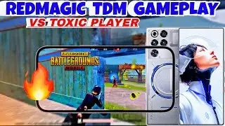 REDMAGIC TDM GAMEPLAY 🔥😱 | NOTYOURALI VS TOXIC TDM PLAYER | I PHONE VS REDMAGIC!