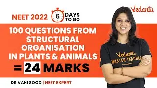 Solve these 100 Questions from Structural Organisation in Plants & Animals - 24 marks Guaranteed