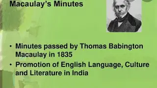 Macaulay's Minutes
