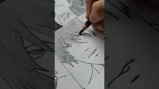 drawing STEPHEN GEVANNI from DEATH NOTE / btw subscribe plz #newjeans #howsweet #deathnote #stephen