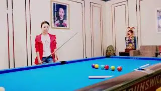 Pan xiao ting Pool Trickshots （Do you need a cue ?）