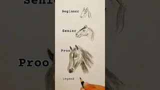 how to draw horses in different ways #horse #viral #drawing