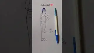 I Tried A Simple Pen Sketch Art Challenge