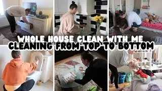 A Whole House Clean With Me | Cleaning From Top to Bottom | MyLifeAsAMum