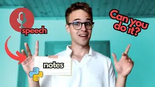 Creating a Speech to Text Python Project 🤩🤗 NLP part 2