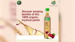 Organic Apple Cider Vinegar | Helps in Detoxification | ZanduCareOfficial