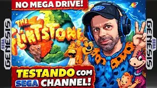 🎮 The Flintstones no Mega Drive &ndash; Testando o Jogo Exclusivo do Sega Channel! 🦴🦕