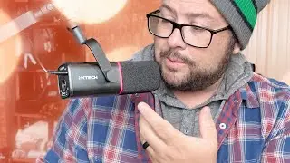 IXTECH Cardioid Dynamic Microphone  Vocal USB XLR Microphone for Podcasting, Streaming, Recording