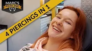 💉 Zunge, Septum, Tragus und Lippenband 💉 EXTRA aus Bayern für 4 Piercings 💉 Marc's Piercing TV