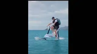 FIRST WATER E-BIKE by @Real PENGUIN #ebike #cycling #water #technology