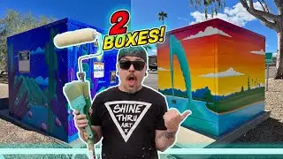 I Paint 2 Electrical Boxes!!