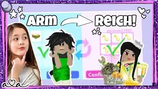 ARM zu REICH in Adopt Me ❤ Rich to Poor Challenge mit meiner Cousine ❤ Alles Ava Gaming