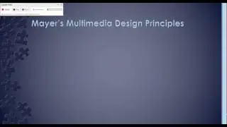 The Pieces of Mayer's Multimedia Principles