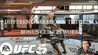 DIFFERENT TAKEDOWN TUTORIAL + BONUS CLINCH WORK