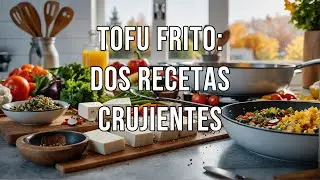 🍽️ Tofu frito, dos formas, &iexcl;crujiente y delicioso! 🍽️