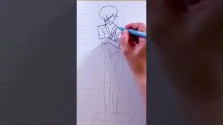 Drawing Mystery Saja from Kpop Demon Hunters #sketch #sajaboys #kpopdemonhunters #howtodraw #huntrix