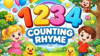 🎶 1 2 3 4 &ndash; Fun Counting Nursery Rhyme for Kids! 🎶🤗