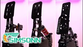 SIMSONN Pro PLUS Pedals | 360&deg; close-up view [SIM RACING HARDWARE]