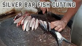 karli fish cutting skills/ silver bar fish cutting videos/ mooshi fish cutting videos/ fish cutting